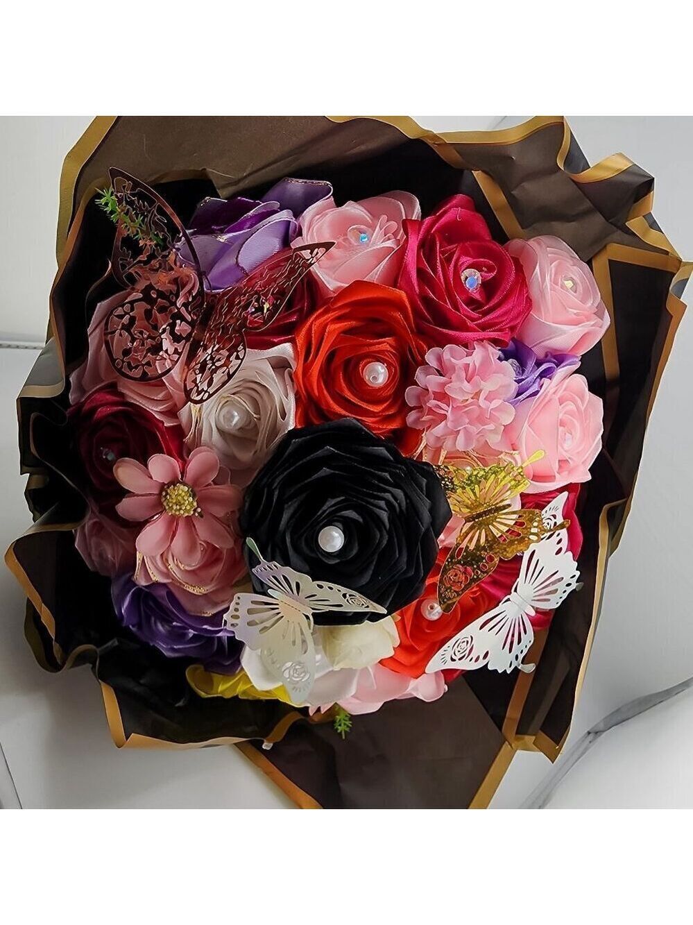 Brand New Handmade 2 Dozen Roses - Picture 7 of 16